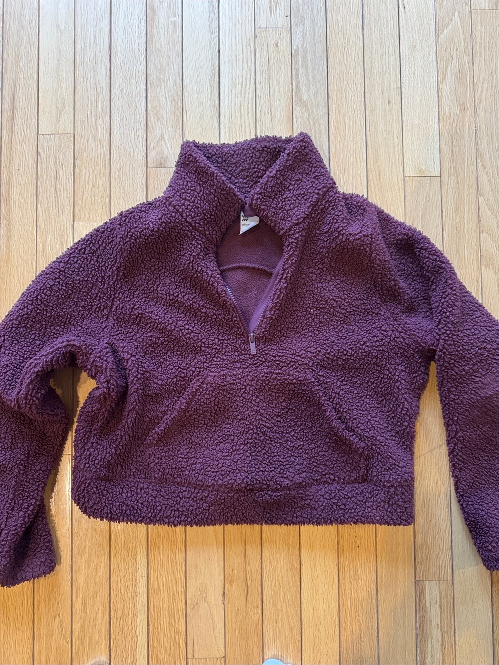 All in Motion Sherpa Pullover Jacket - Purple